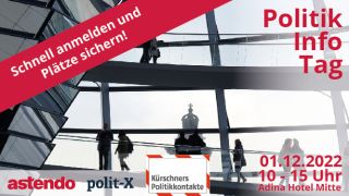 Einladung mit Reichstagskuppel im Hintergrund