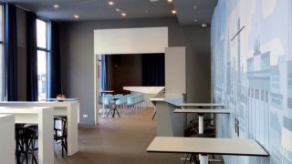 Dies ist der Seminarraum der Hauptstadtrepräsentanz von Microsoft