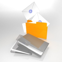 E-Mails die in einen Ordner fallen