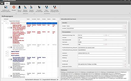 editmanager-rollenassistent Screenshot des Rollenassistenten des astendo editManagers.