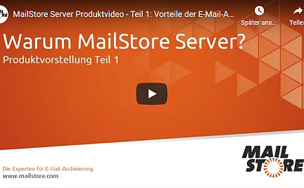 Dies ist ein Link zum mailstore-Produktvideo